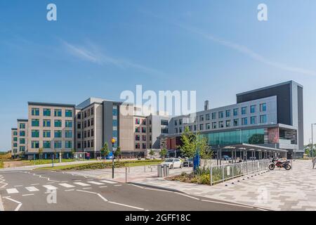 Das neue Grange University Hospital - Ysbyty Prifysgol y Faenor, Cwmbran, Torfaen, Gwent. Juli 2021. Bitte Kredit: Phillip Roberts Stockfoto