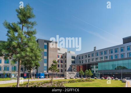 Das neue Grange University Hospital - Ysbyty Prifysgol y Faenor, Cwmbran, Torfaen, Gwent. Juli 2021. Bitte Kredit: Phillip Roberts Stockfoto