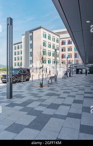 Das neue Grange University Hospital - Ysbyty Prifysgol y Faenor, Cwmbran, Torfaen, Gwent. Juli 2021. Bitte Kredit: Phillip Roberts Stockfoto