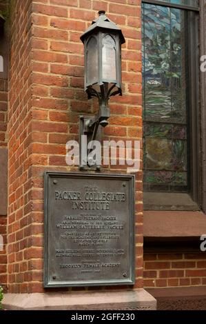 Packer Collegiate Institute in der Innenstadt von Brooklyn NYC Stockfoto