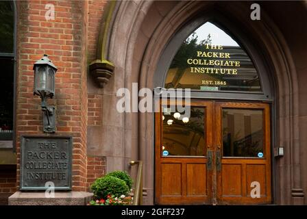 Packer Collegiate Institute in der Innenstadt von Brooklyn NYC Stockfoto