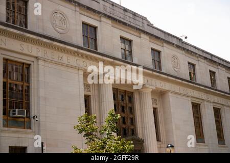 Oberster Gerichtshof von New York in der Innenstadt von Brooklyn NYC Stockfoto