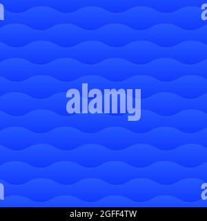 Glatte blaue Linien in einem Verlaufsstil. Abstrakter Hintergrund, Textur Stock Vektor