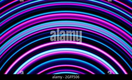 Hintergrund Mit Glowing Neon Circle Ring-Effekt Stockfoto