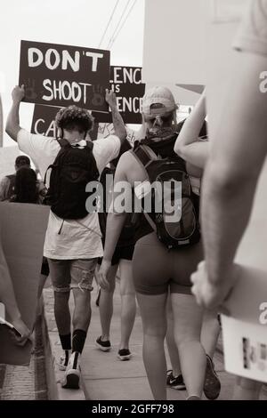 Black Lives Matter Phoenix Protest Stockfoto