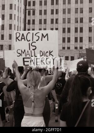 Black Lives Matter Phoenix Protest Stockfoto