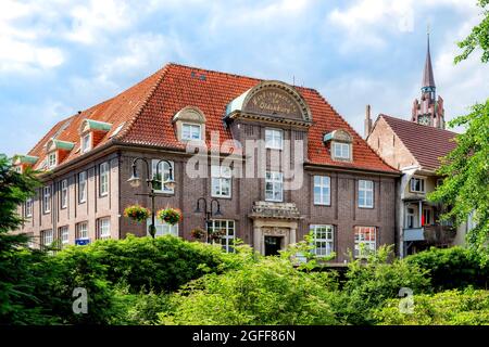 Landessparkasse Oldenburg in Jever, Niedersachsen, Deutschland Stockfoto