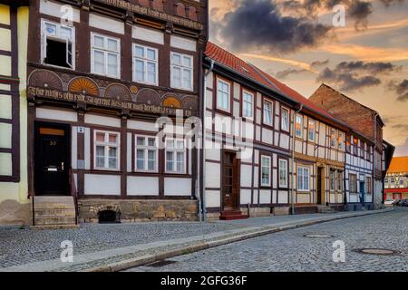 Impressionen aus Osterwieck am Fallstein Landkreis Harz Stockfoto