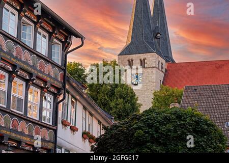 Impressionen aus Osterwieck am Fallstein Landkreis Harz Stockfoto