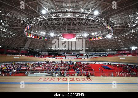 Shizuoka, Japan. Kredit: MATSUO. August 2021. Allgemeiner Blick auf die Izu Velodrome Cycling Track : während der Paralympischen Spiele in Tokio 2020 auf dem Izu Velodrome in Shizuoka, Japan. Kredit: MATSUO .K/AFLO SPORT/Alamy Live Nachrichten Stockfoto