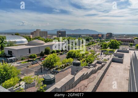 Salt Lake City, Hauptstadt und bevölkerungsreichste Stadt im Bundesstaat Utah, USA Stockfoto