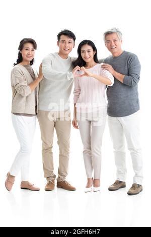 Glückliche Familie Stockfoto