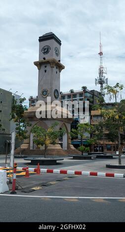 CCTV-Kameras Überwachungskamera Parkplatz Freiflächen Bali Hai Pier Park Area aka Pattaya Pier Pattaya Thailand Stockfoto