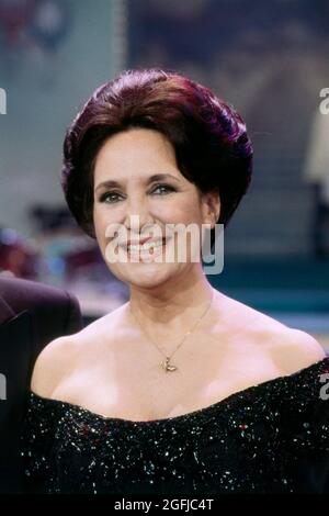 Edda Moser, berühmte deutsche Opernsängerin, Sopranistin, Portrait 1994. Edda Moser, berühmte deutsche Opernsängerin, Sopran, Portrait 1994. Stockfoto