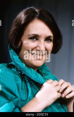 Edda Moser, berühmte deutsche Opernsängerin, Sopranistin, Portrait 1992. Edda Moser, berühmte deutsche Opernsängerin, Sopran, Portrait 1992. Stockfoto