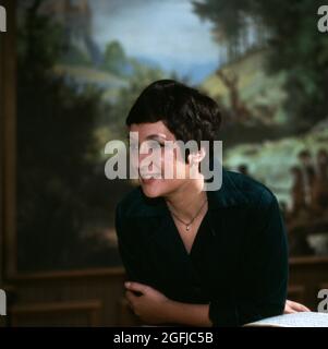 Edda Moser, berühmte deutsche Opernsängerin, Sopranistin, Portrait 1979. Edda Moser, berühmte deutsche Opernsängerin, Sopran, Portrait 1979. Stockfoto