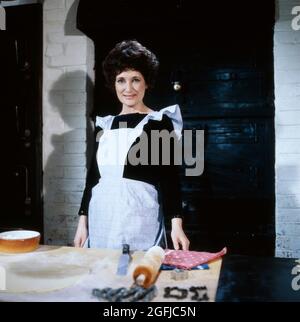 Edda Moser, berühmte deutsche Opernsängerin, Sopranistin, Portrait um 1985. Edda Moser, berühmte deutsche Opernsängerin, Sopran, Porträt um 1985. Stockfoto