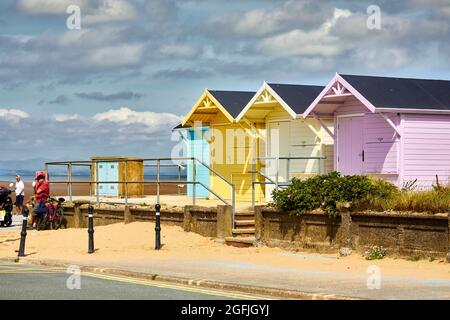 Fleetwood Lancashire Küstenstadt und Marine Beach Stockfoto