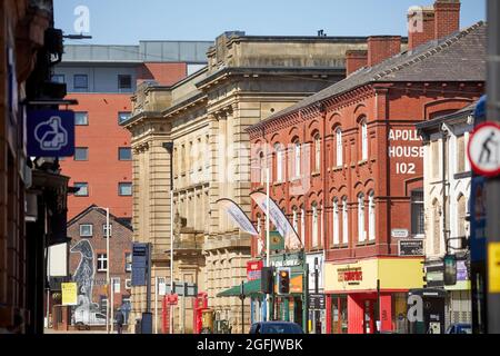 Stadtzentrum Bolton, Lancashire ehemaliges Postamt in Deansgate nicht aufgeführt, entworfen vom Architekten Charles P. Wilkinson Stockfoto