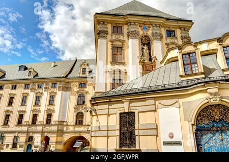 Gebäude der Universität Wroclaw, HDR-Bild Stockfoto