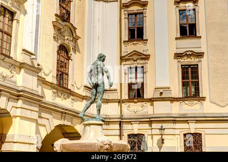 Gebäude der Universität Wroclaw, HDR-Bild Stockfoto