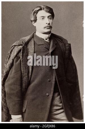 Jacques Joseph Tissot (James Tissot) (1836-1902), französischer Maler und Illustrator, Porträtfotografie von Robert Jefferson Bingham, 1861-1870 Stockfoto