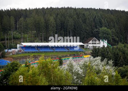 Spa Francorchamps, Belgien. August 2021. Streckenstimmung während des Grand Prix der Formel 1 Belgien, 12. Lauf der FIA Formel 1-Weltmeisterschaft 2021 vom 27. Bis 29. August 2021 auf dem Circuit de Spa-Francorchamps, in Stavelot, bei Liège, Belgien - Foto Florent Gooden/DPPI Credit: DPPI Media/Alamy Live News Stockfoto