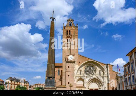 Die Kathedrale Saint-Etienne in Toulouse, Südfrankreich Stockfoto