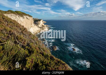 FRANKREICH, CORSE DU SUD (2A) REGION EXTREME SUD, BONIFACIO Stockfoto