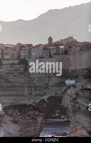 FRANKREICH, CORSE DU SUD (2A) REGION EXTREME SUD, BONIFACIO Stockfoto