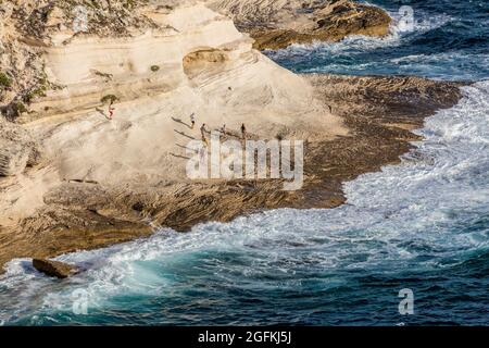 FRANKREICH, CORSE DU SUD (2A) REGION EXTREME SUD, BONIFACIO Stockfoto