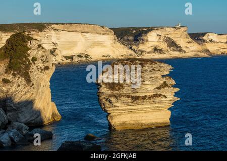 FRANKREICH, CORSE DU SUD (2A) REGION EXTREME SUD, BONIFACIO Stockfoto