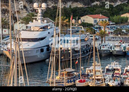 FRANKREICH, CORSE DU SUD (2A) REGION EXTREME SUD, BONIFACIO Stockfoto