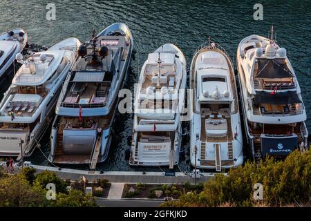 FRANKREICH, CORSE DU SUD (2A) REGION EXTREME SUD, BONIFACIO Stockfoto