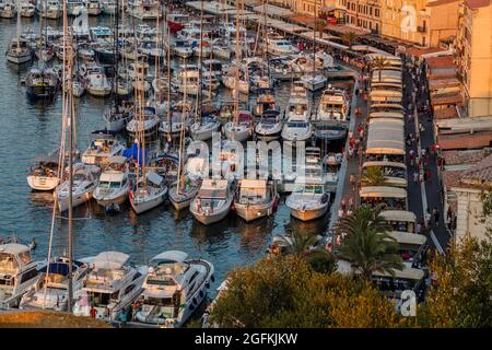 FRANKREICH, CORSE DU SUD (2A) REGION EXTREME SUD, BONIFACIO Stockfoto