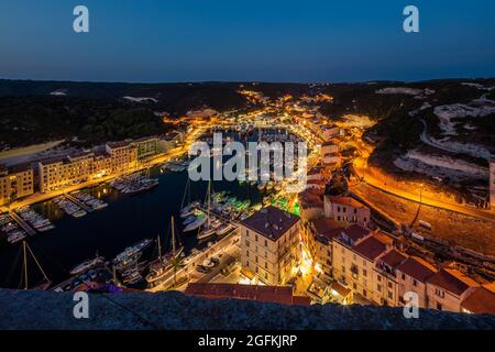 FRANKREICH, CORSE DU SUD (2A) REGION EXTREME SUD, BONIFACIO Stockfoto
