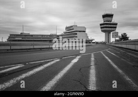 Ehemaliger Flughafen Tegel TXL Berlin Stockfoto