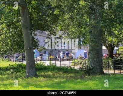 The Stables Café, Penrose Estate, Helston, Cornwall, England, VEREINIGTES KÖNIGREICH Stockfoto