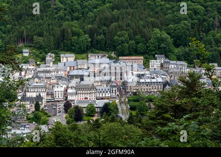 Le Mont-Dore, Naturpark Vulkane der Auvergne, Departement Puy de Dome, Auvergne Rhone Alpes, Frankreich Stockfoto