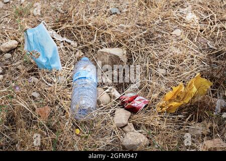 Abfall, Katalonien, Spanien. Stockfoto