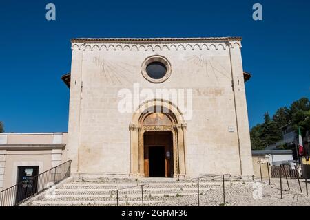 Italien, L'Aquila, Kirche San Vito Stockfoto