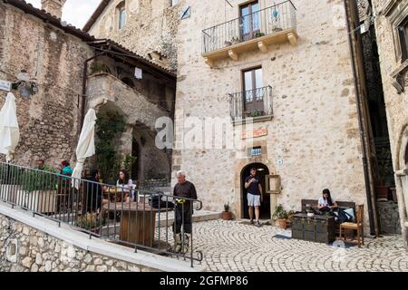 Italien, Santo Stefano di Sessanio Stockfoto