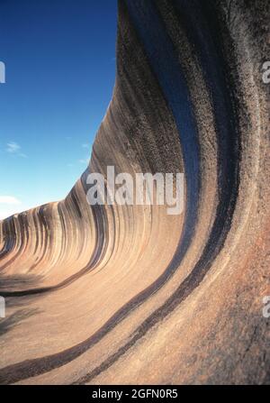 Westaustralien. Katanning. Wave Rock in der Nähe von Hyden. Stockfoto