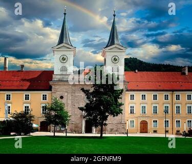 DE - Bayern: Imperiale Abtei von Tegernsee (ehemaliges Benediktinerkloster) Stockfoto