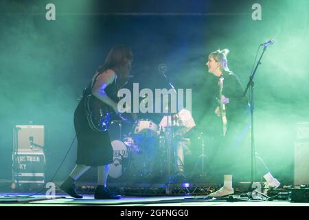 London, Großbritannien. August 2021. Ein weiterer Sky spielt live auf der Earth in London. Fototermin: Mittwoch, 25. August 2021. Foto: Richard Gray/Alamy Stockfoto