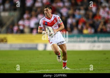 Lewis Dodd (21) von St. Helens in Aktion Stockfoto