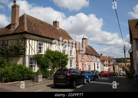 Hütten Prentice Street Lavenham Suffolk Stockfoto