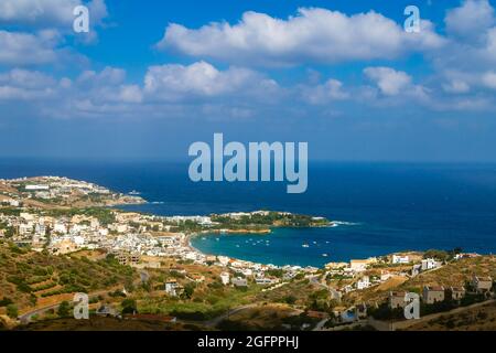 Agia Pelagia auf Kreta, Griechenland Stockfoto