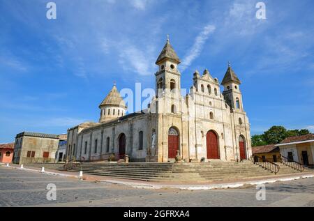 Kirche von Guadalupe in Granada, Nicaragua. Stockfoto