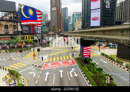 Shibuya-Style Crossroads, Kuala Lumpur, Malaysia Stockfoto